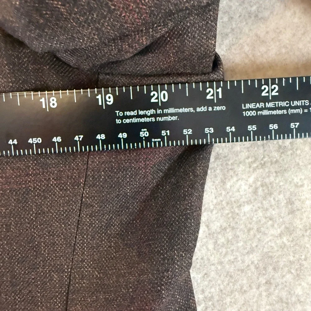 VTG Hugo Boss Blazer 42R Loro Piana Wool Brown Bertolucci Sport Coat 75192